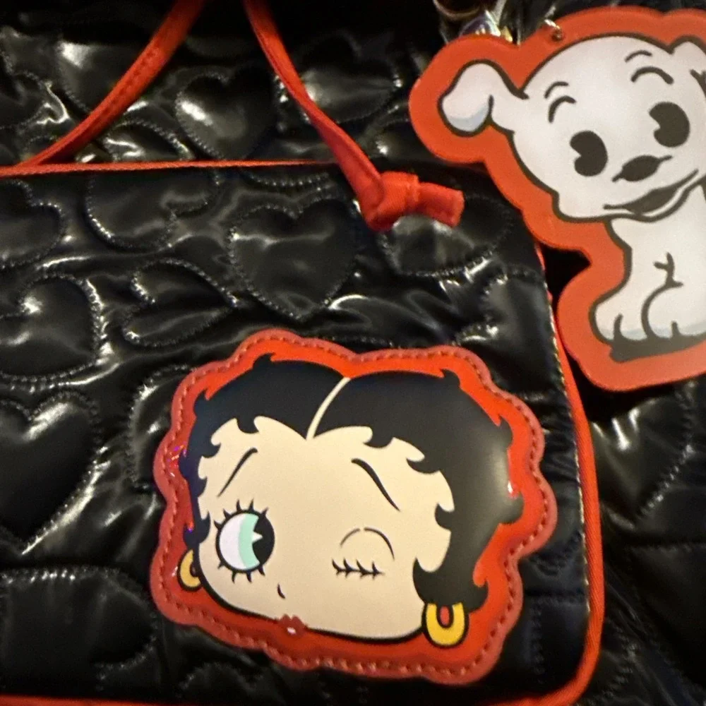 Universal Whatever! Makes You Happy X Betty Boop Backpack With Charms